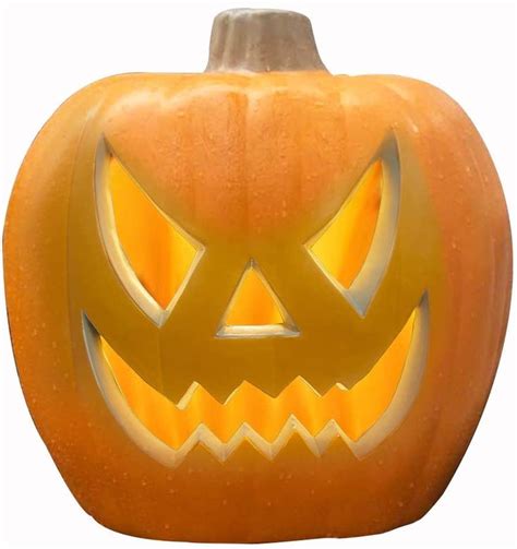 21 Inch LED Light Up Jack O Lantern Pre Lit Halloween Pumpkin Lantern