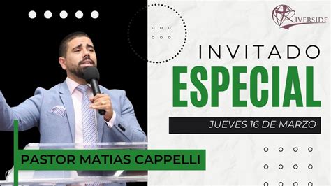 Invitado Especial Pastor Matias Cappelli Misionero De Madagascar