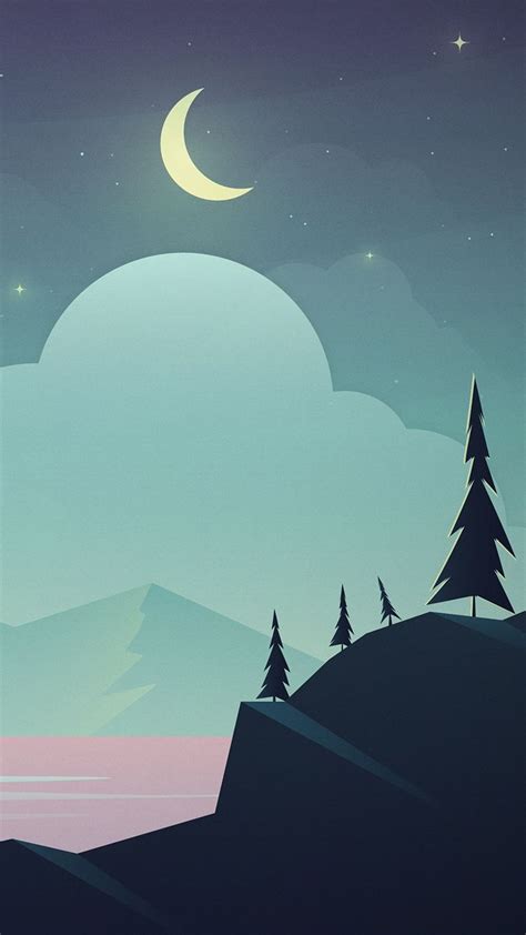 Android Moon Landscape Wallpapers Wallpaper Cave