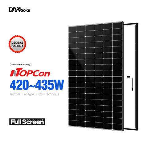 Dah Half Cell Topcon 430W Solar Panels N Type Half Cell Solar Panels