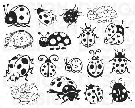 17 Ladybug Svg Lady Bug Svg Beetle Svg Ladybug Clipart Ladybug Dxf