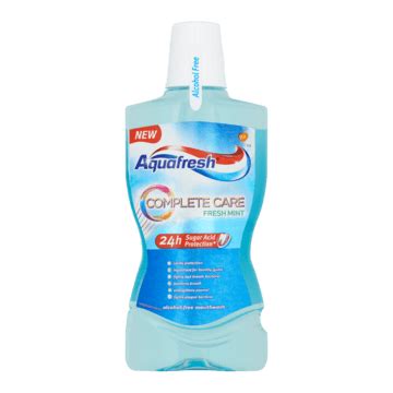 Aquafresh Complete Care Fresh Mint Alcohol Free Mouthwash Ml