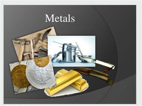 Physical Properties Of Metals Teaching Resources