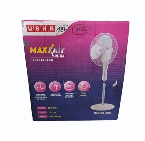 USHA Maxx Air Ultra Pedestal Table Fan 225 Mm At Rs 1600 In Zirakpur