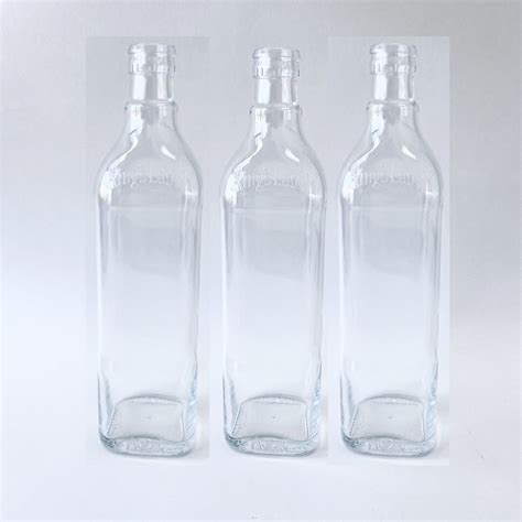 700ml Wholesale Clear Square Liquor Whisky Spirits Vodka Brandy Glass Bottle China Liquor