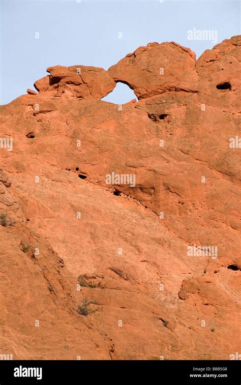 Kissing Camels Formation Garden Of The Gods Colorado Usa Stock Photo