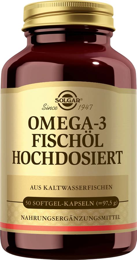 Omega 3 Fish Oil High Dose SOLGAR VitalAbo Online Shop Europe