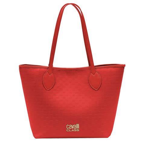 Cavalli Class Ravenna Tote Bag Red