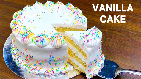 Vanilla Cake Recipe Vanilla Cake Without Oven Birthday Cake Recipe