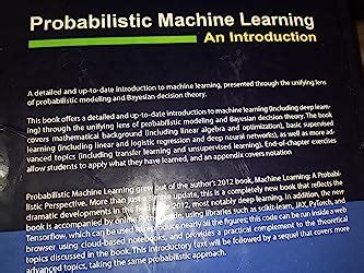 Probabilistic Machine Learning An Introduction