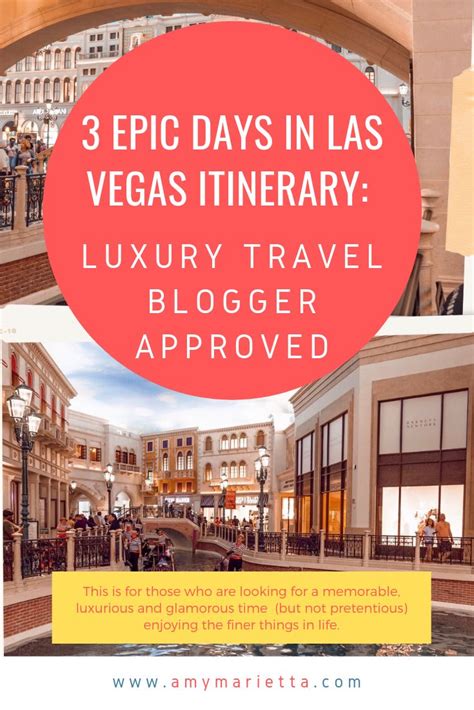 Epic Days In Las Vegas Itinerary Luxury Travel Blogger Approved