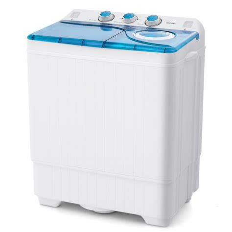 Portable Laundry Washer Spin Dryer With Timing Function And Drain Pump
