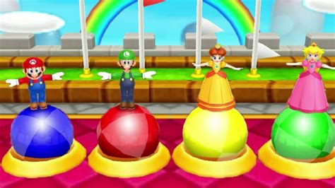 Mario Party Island Tour MiniGames Mario Vs Luigi Vs Peach Vs Daisy