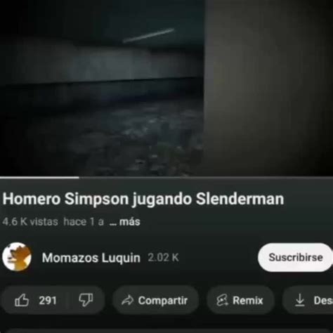 An Image Of A Dark Room With The Words Homer Simpson Jugnado Slenderman