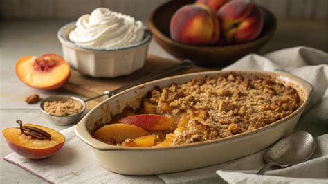 Peach Crumble Recipe Opera Cook