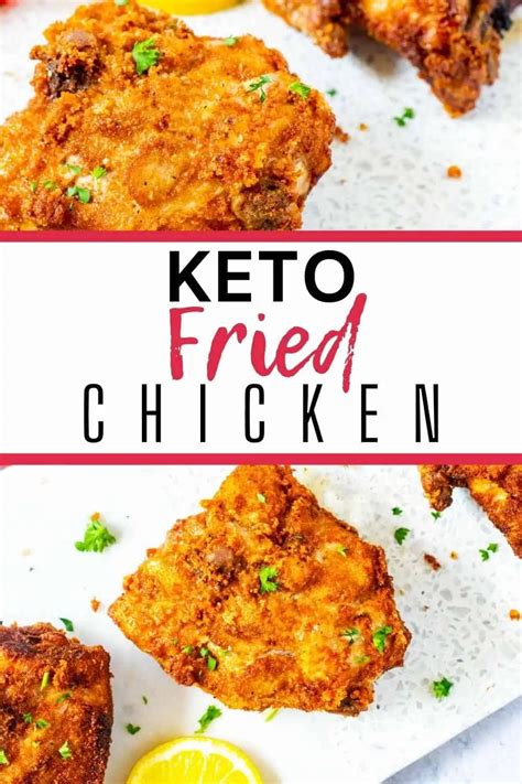 Keto Fried Chicken Air Fry Or Fry Kicking Carbs