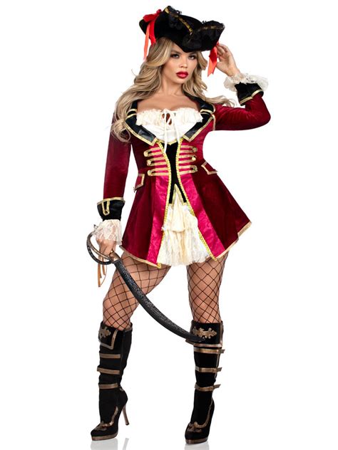 Captivating Captain Pirate Costume Leg Avenue