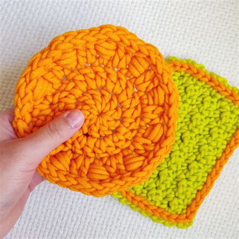 Crochet Round Dishcloth Pattern