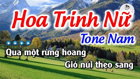 Karaoke Hoa Trinh N Tone Nam Nh C S Ng Rumba Nh C Tr T Nh Lam