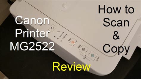 Canon Pixma Mg2522 Printer Review How To Scan And Copy Without Wireless