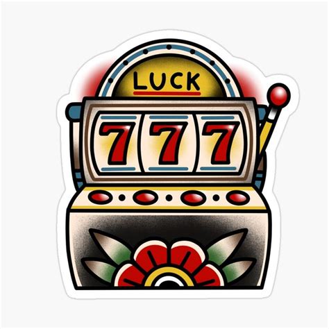 Lucky Number 7 Sticker For Sale By Ghostboi54 Old School Tattoo