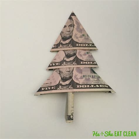 Dollar Bill Origami Christmas Tree A Creative Way To Decorate For The