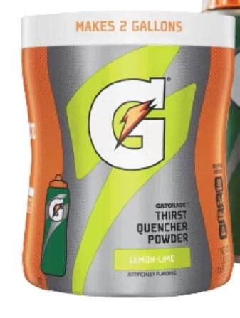 GATORADE THIRST QUENCHER POWDER LEMON LIME 521GM - Mawola Traders