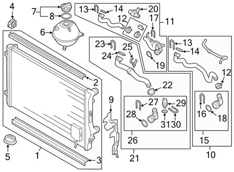 2013 Volkswagen Passat Coupling Hose Adapter Upper Lower 3c0122291 Genuine Volkswagen Part