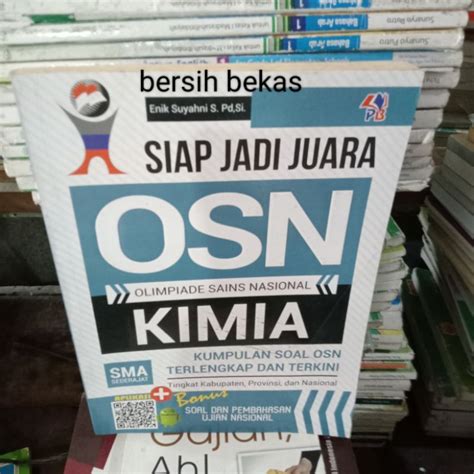 Jual Buku Siap Jadi Juara Osn Olimpiade Sains Nasional Kimia Untuk Sma