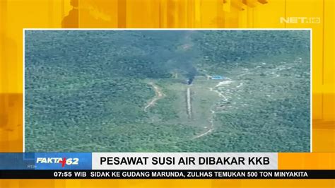 Pesawat Maskapai Susi Air Dibakar KKB Pilot Dan Penumpang Disandera