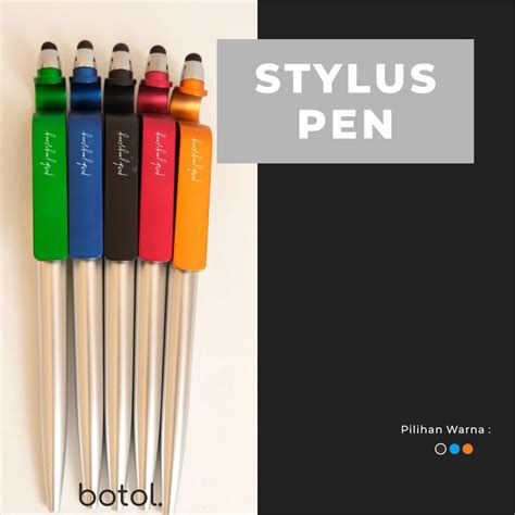 Jual STYLUS PEN CUSTOM Pulpen Stylus 3in1 Pulpen Custom Pulpen Promosi