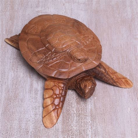 Decorative wood box, 'Turtle Secret' | Turtle, Turtle ornament, Wood boxes