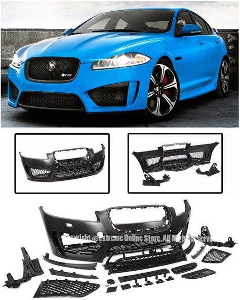 XFR S Style Front Conversion Bumper Cover Hood Vent For 12 Up Jaguar