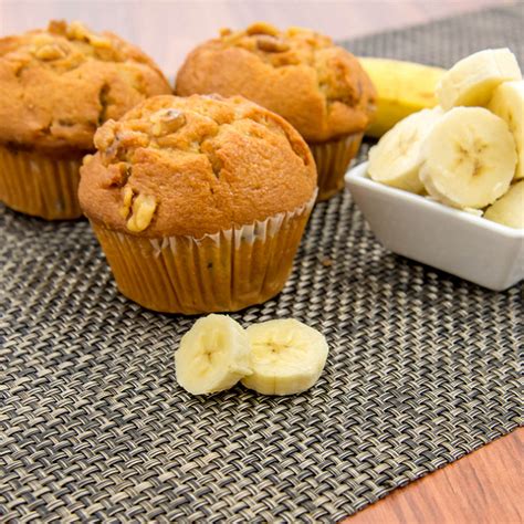 Muffin Aux Bananes Sans Uf