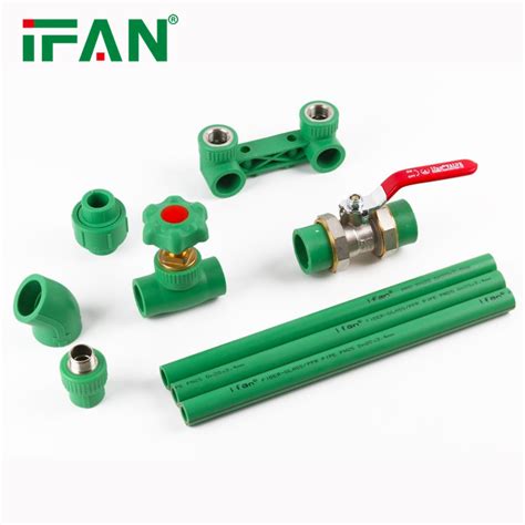 Ifan High Pressure Pn Plumbing Green Female Thread Ppr Water Pipe