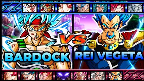 BARDOCK ALL FORMS VS REI VEGETA ALL FORMS Dragon Ball Tenkaichi Tag