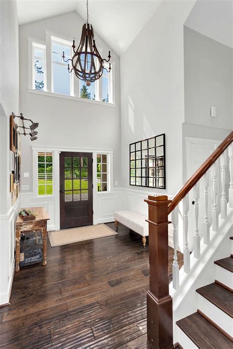 Eclectic Home Tour The Pinterest Farmhouse Farmhouse Foyer Foyer