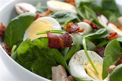 Recipe for Spinach Salad with Bacon Dressing - Life's Ambrosia Life's ...