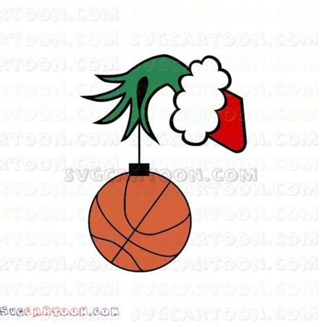 The Grinch Hand Christmas Baseball Dr Seuss The Cat In The Hat Svg Dxf