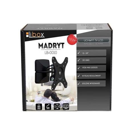 Uchwyt ścienny do telewizora Libox Madryt LB 0010 ścienne 13 Inch 24