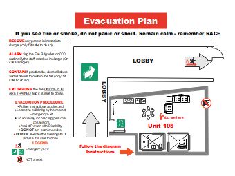 Printable Evacuation Plan