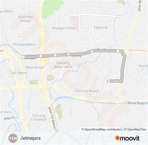 Rute N Jadwal Pemberhentian Peta Jatinegara Diperbarui