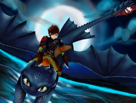 Hiccup and Toothless by Mimimoma on DeviantArt