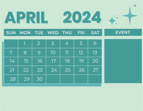 Blank April 2024 Calendar Printable Free Blank Shae Yasmin