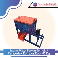 Jual MESIN MIXER PAKAN TERNAK PENGADUK KOMPOS KAPASITAS 100 KG TANPA