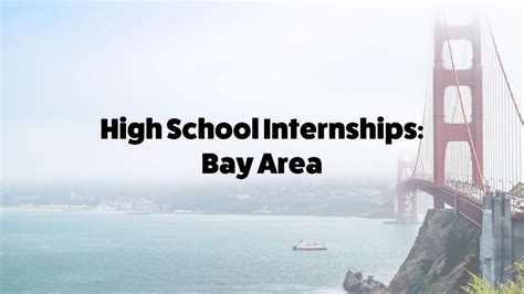 10 High School Internships In The Bay Area — Inspirit Ai