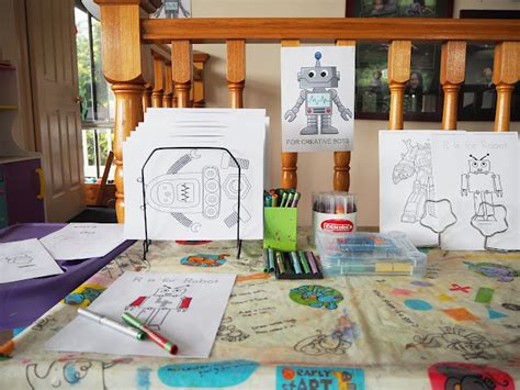 Learn With Play At Home Robot Party