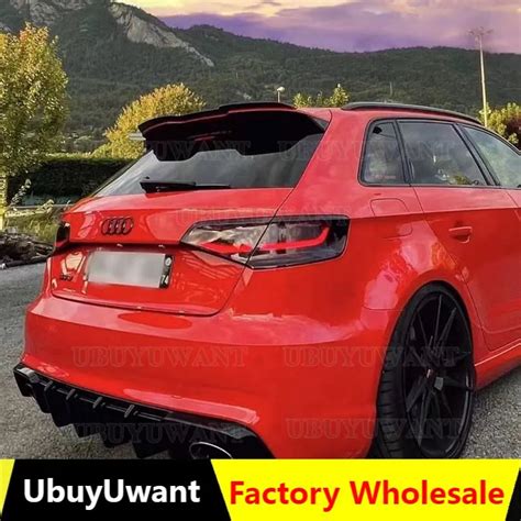 High Quality ABS Plastic Car Rear Trunk Spoiler Rear Wing Lip Trim