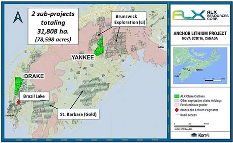 Alx Resources Corp Provides Update On Lithium Exploration In Quebec