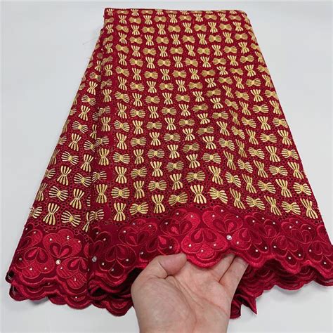 High Quality Swiss Cotton Voile Laces African Swiss Voile Cotton Lace